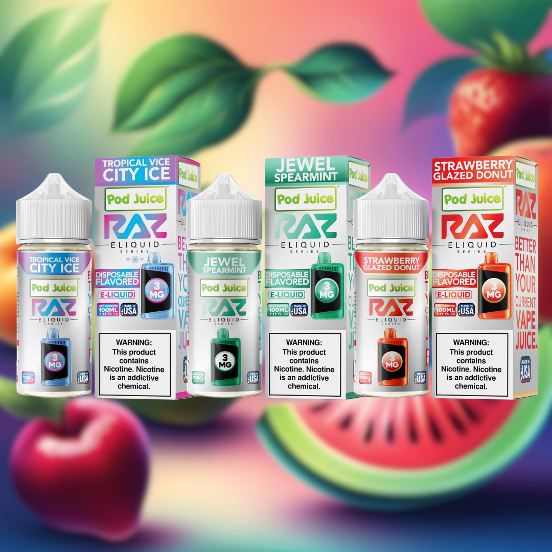 POD JUICE x RAZ E-LIQUIDS