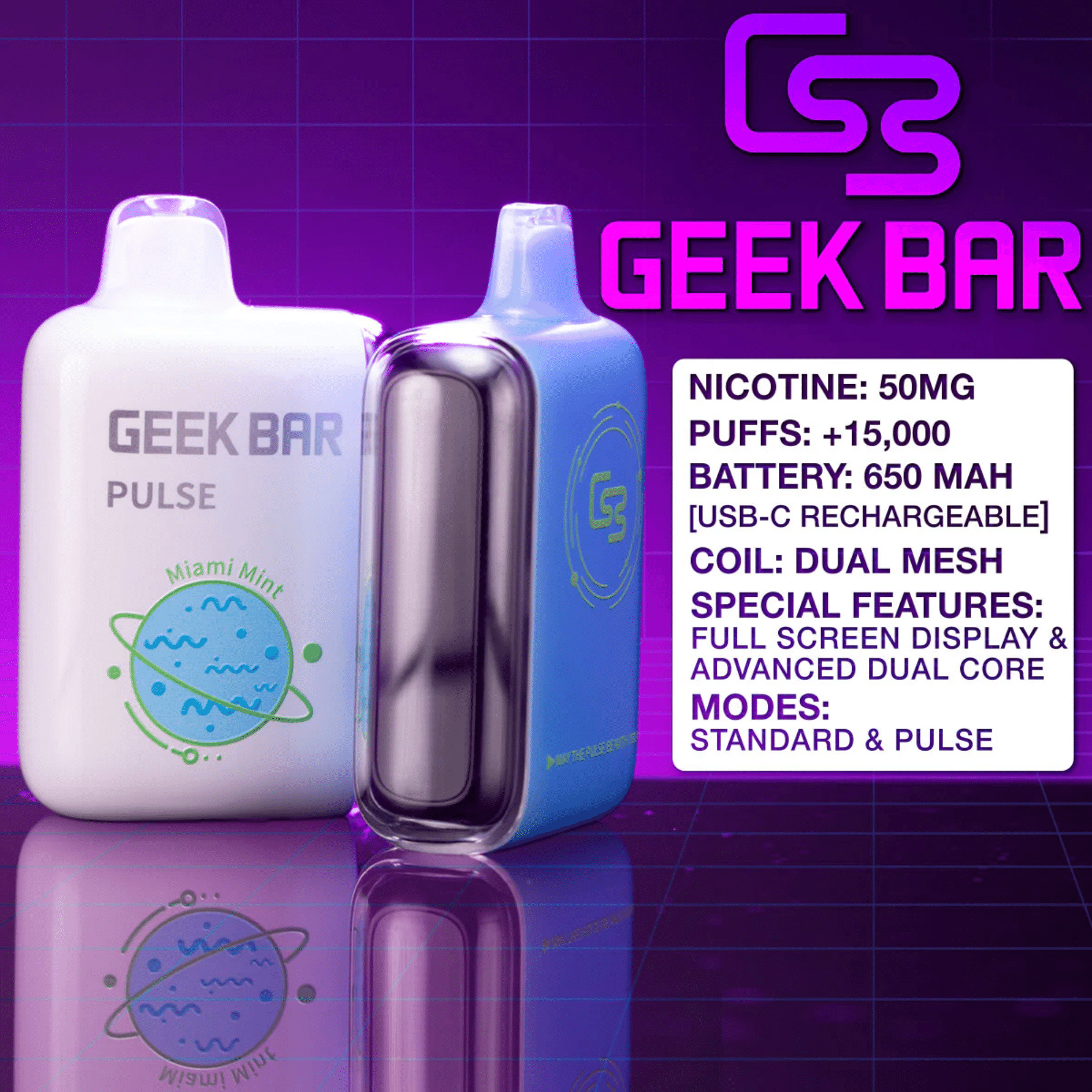 GEEK BAR PULSE 15000 PUFFS DISPOSABLE - Image 3