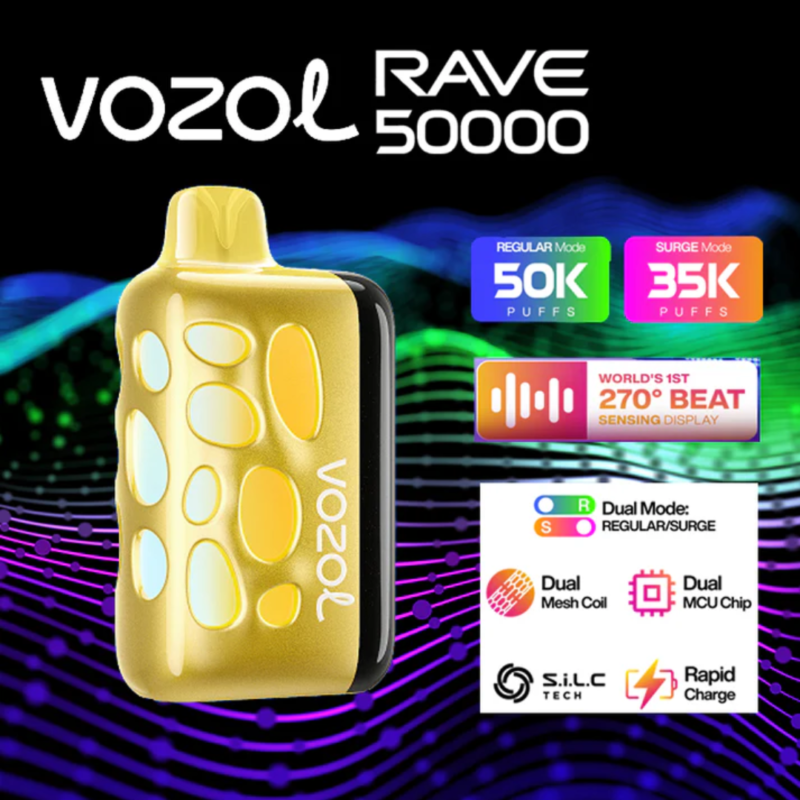 VOZOL RAVE 50000 PUFFS DISPOSABLE - Image 4