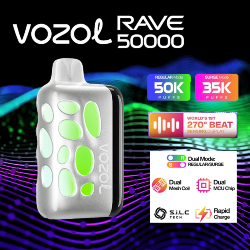 VOZOL RAVE 50000 PUFFS DISPOSABLE - Image 6